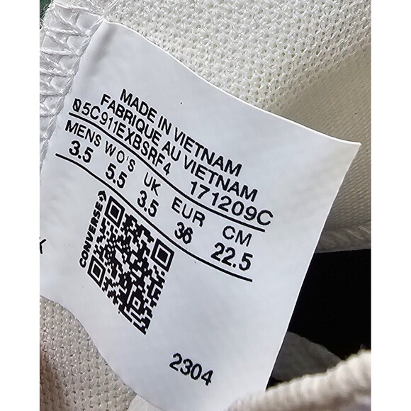 Converse by You Chuck Taylor All Star Platform Rhinestone Bling Womens 5.5 Shoes - Picture 11 of 12